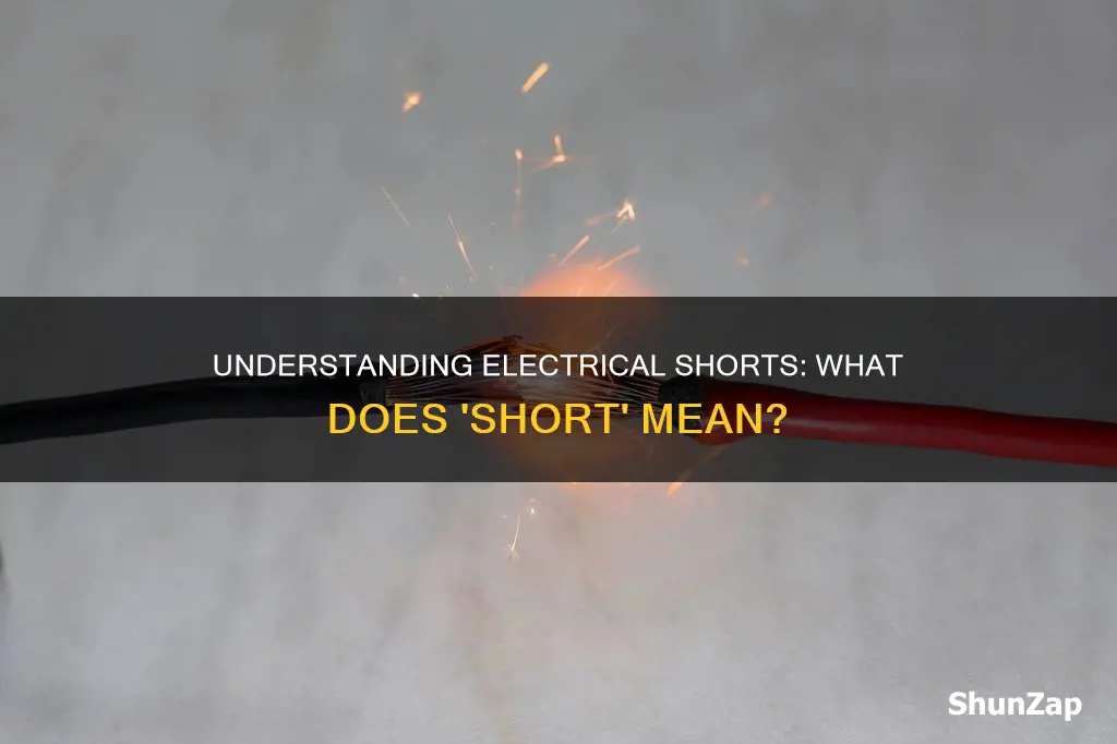 what does short mean in electrical