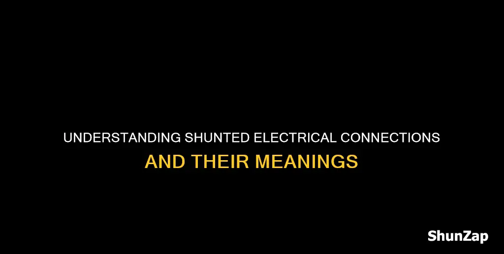 what does shunted mean in electrical terms