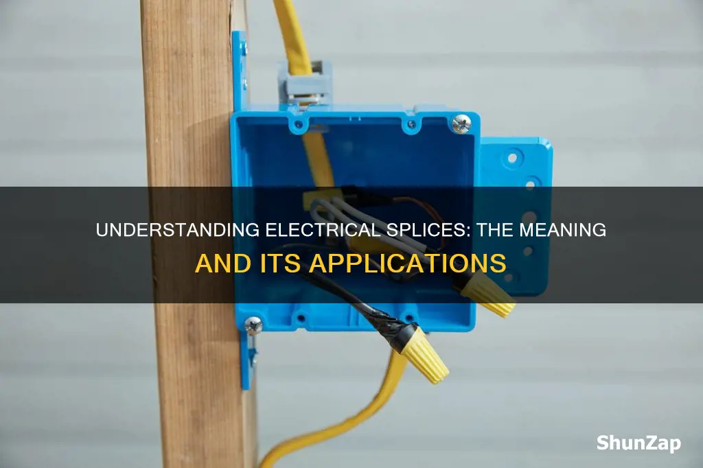 what does splice mean in electrical