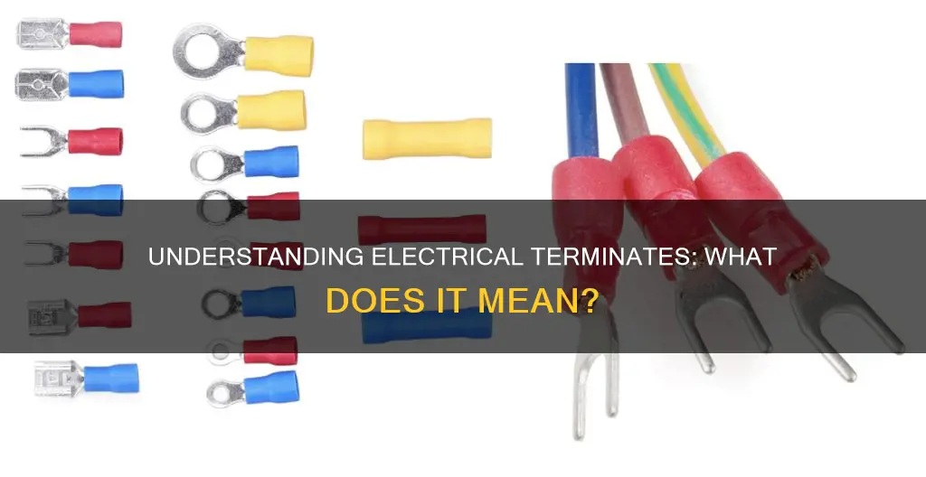 what does terminate mean in electrical