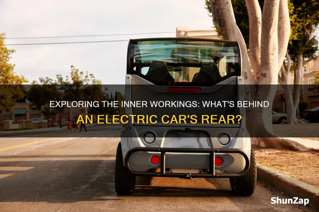 what does the back end of electric car look like