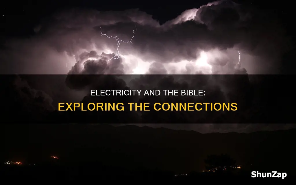 what does the bible say about electricity