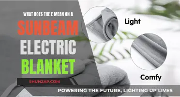 Understanding the 'E' Setting on Your Sunbeam Electric Blanket