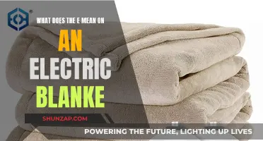 Understanding Electric Blankets: The 'E' Symbol Explained