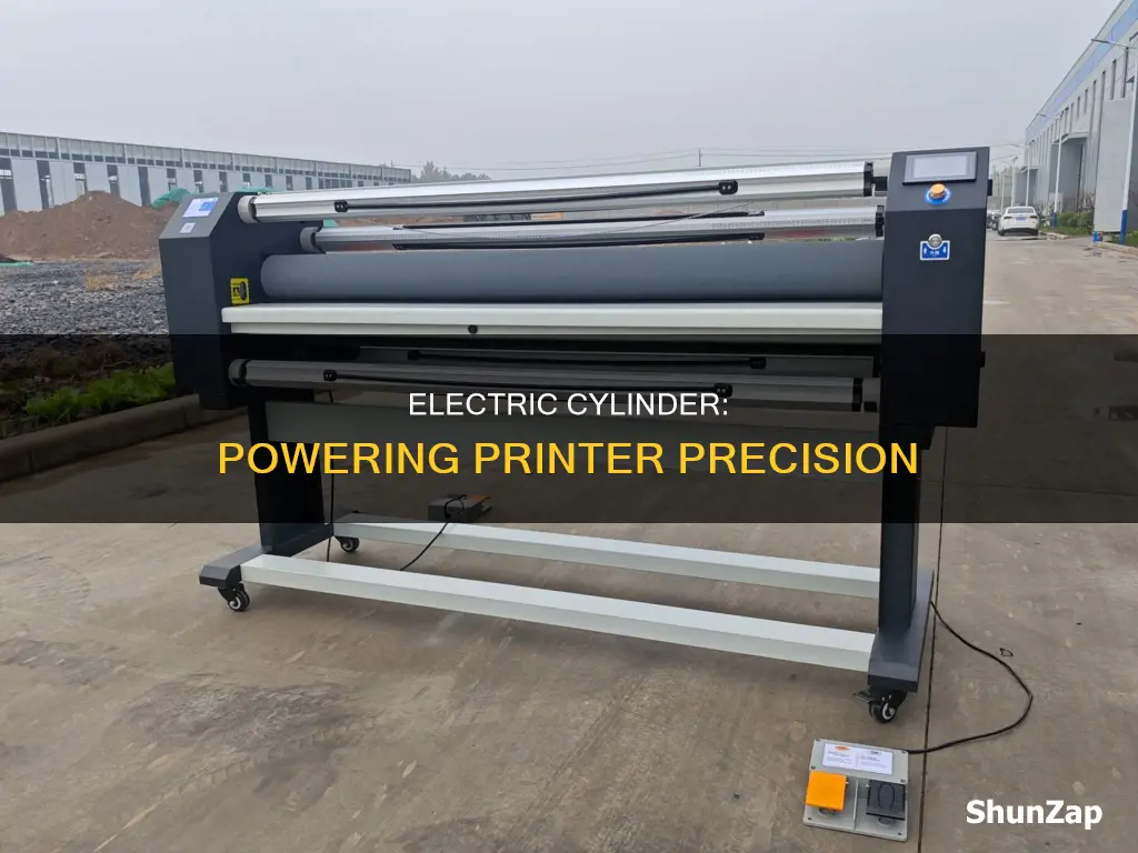 what does the electric cylinder do printer