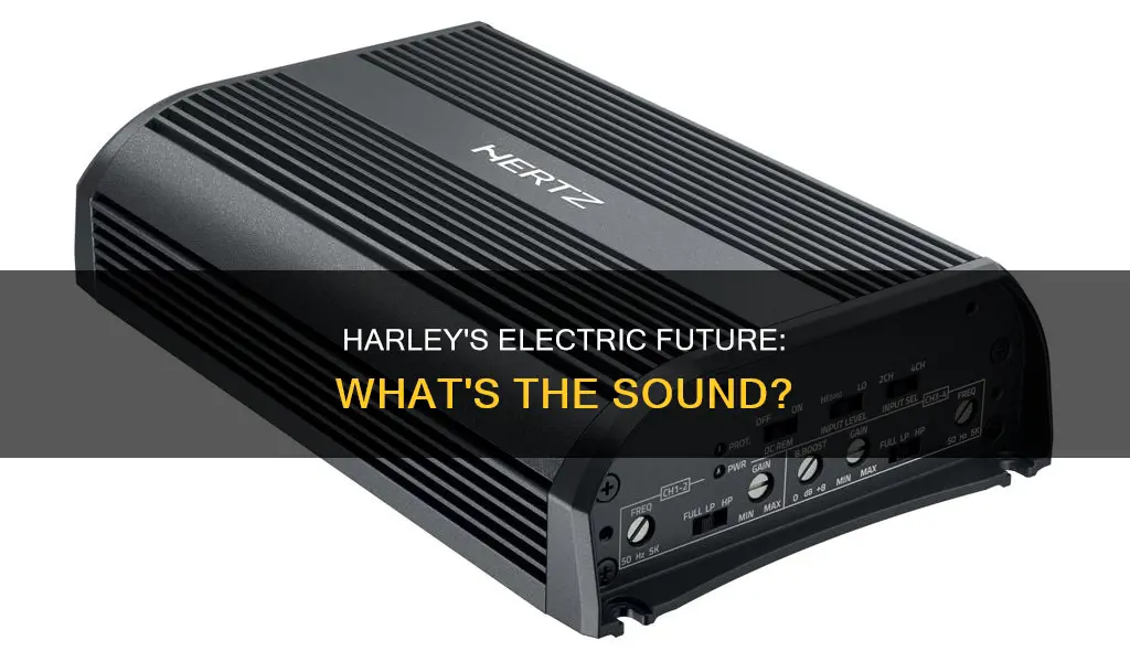 what does the electric harley sound like