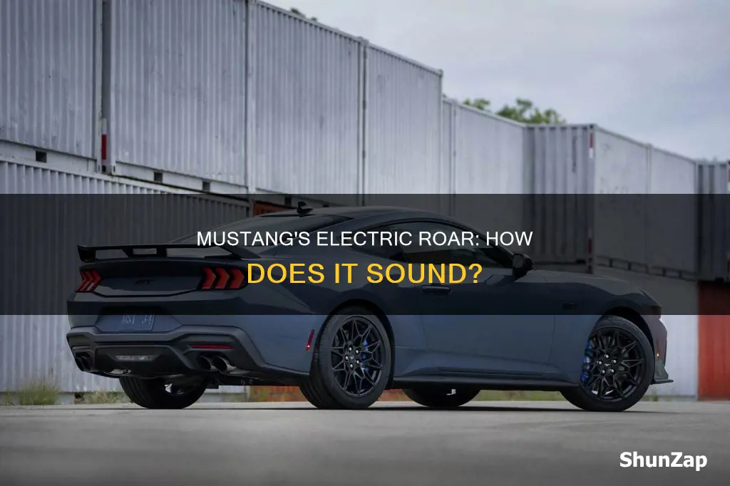 what does the electric mustang sound like