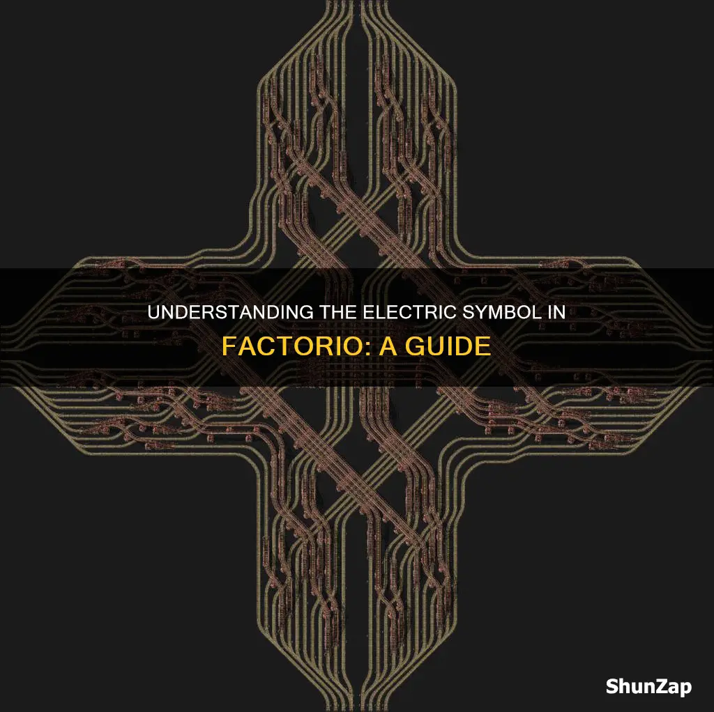 what does the electric symbol mean in factorio