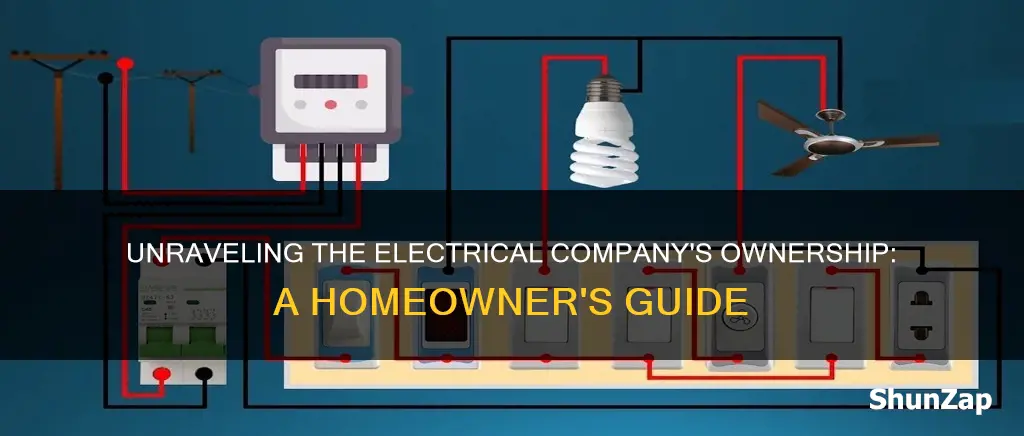 what does the electrical company own on your house