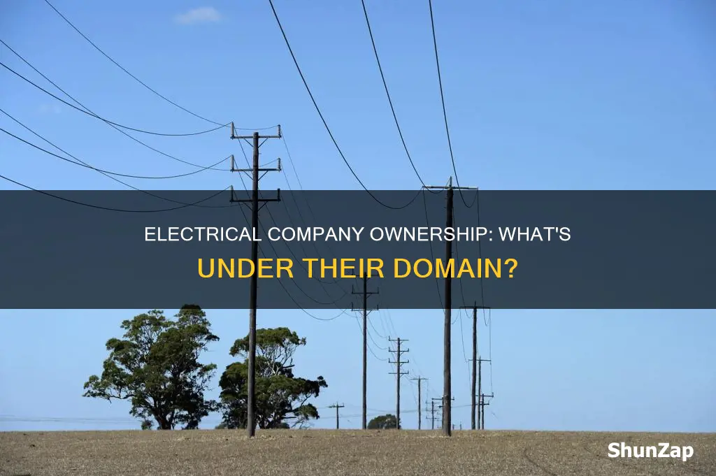 what does the electrical company own