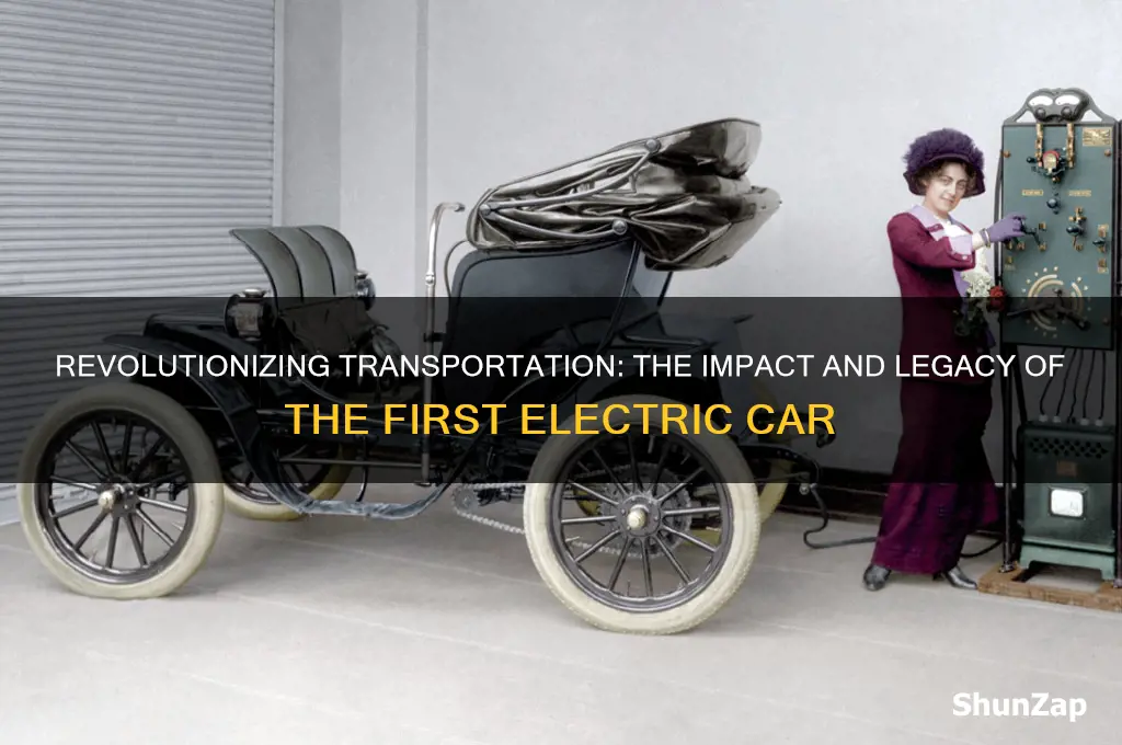 what does the first electric car do