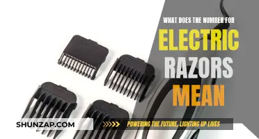 Understanding Electric Razor Numbers: Decoding the Meaning
