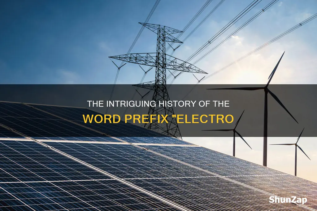 what does the root word electro mean