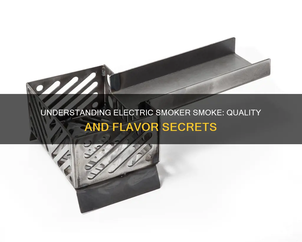 what does the smoke mean on the electric pellet smoker