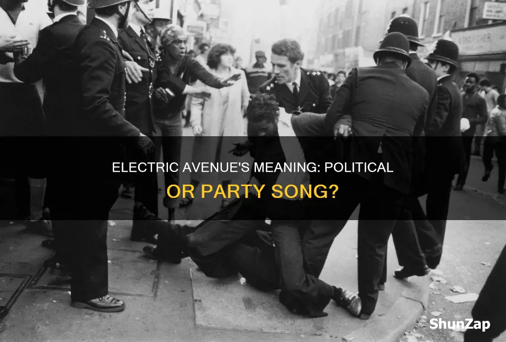 what does the song electric avenue mean