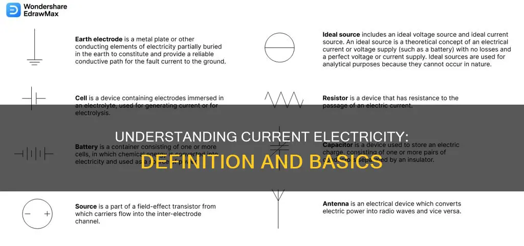 what does the word current electricity mean