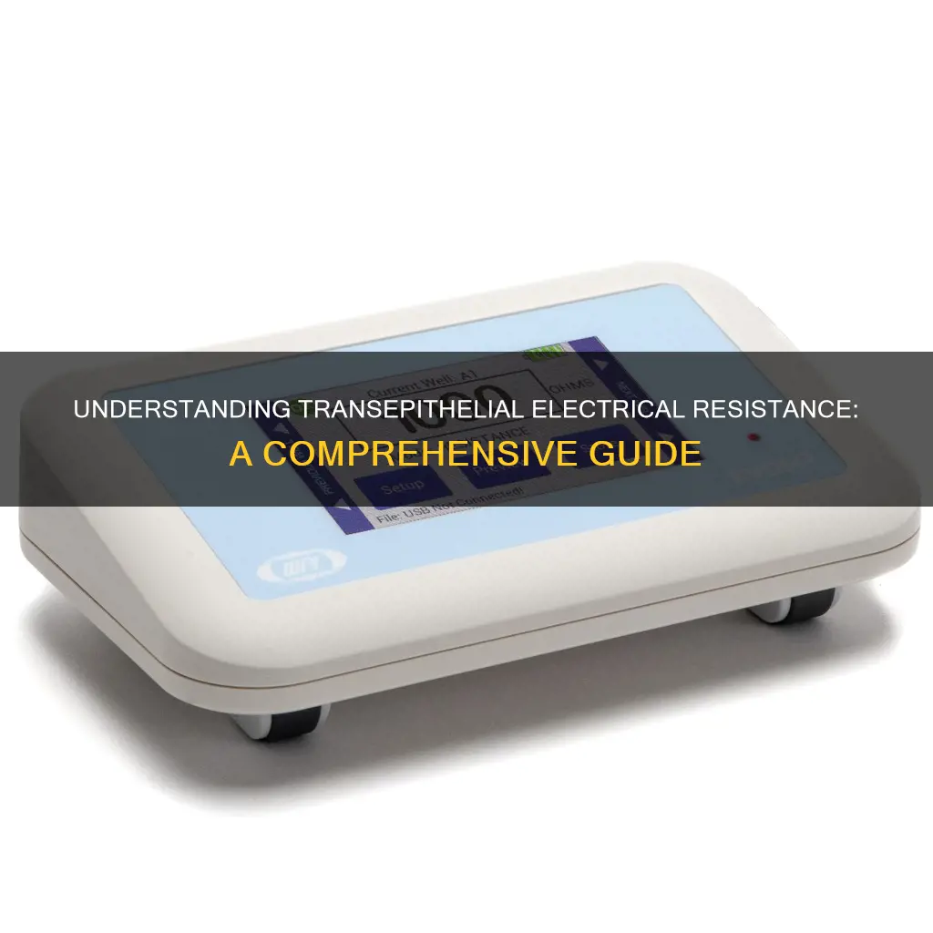 what does transepithelial electrical resistance mean