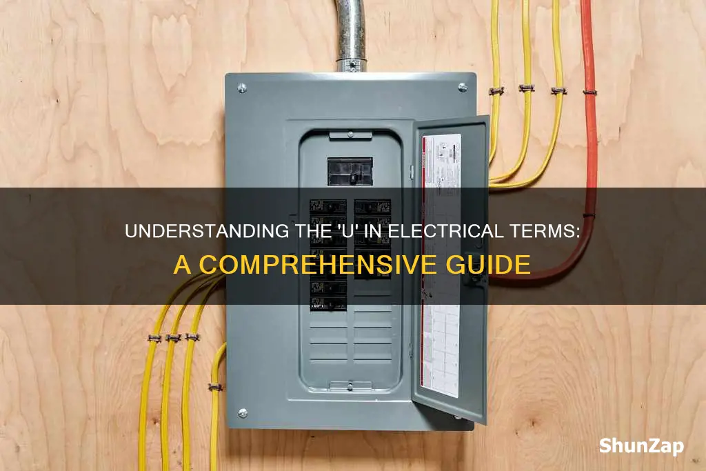 what does u mean in electrical terms