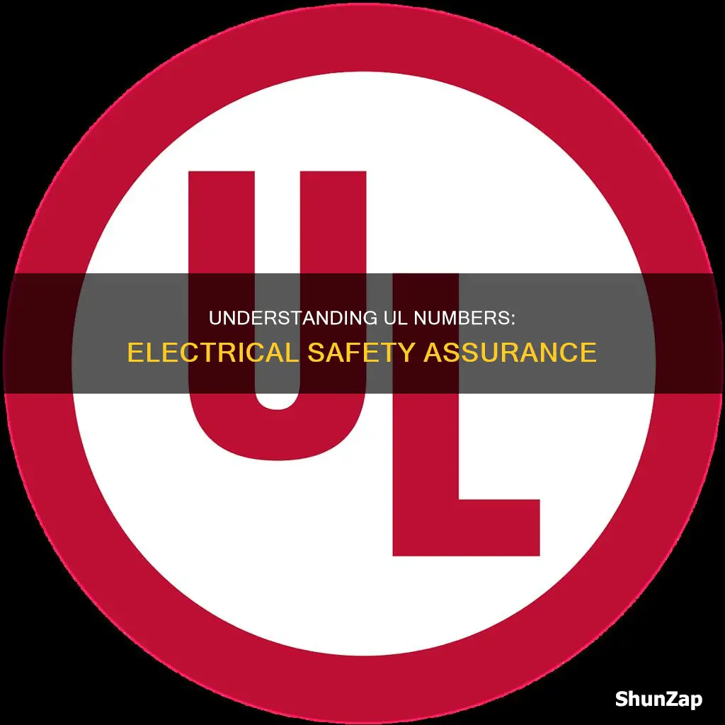 what does ul number mean in electrical