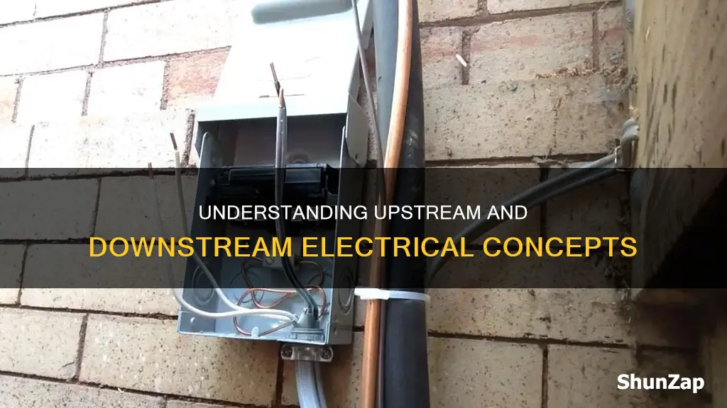 what does upstream and downstream mean in electrical