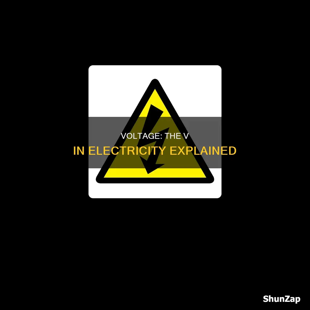 what does v stand for in electricity