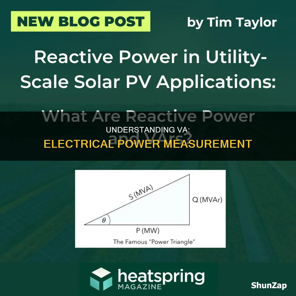 what does va stand for regarding electricity