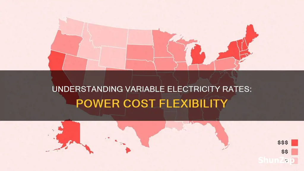 what does variable rate mean for electricity