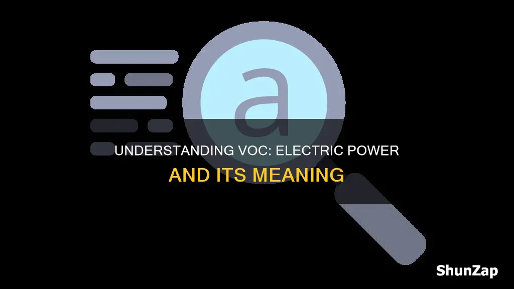 what does voc mean electric