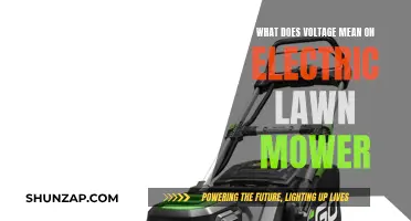 Understanding Voltage: Electric Lawn Mower Performance and Safety