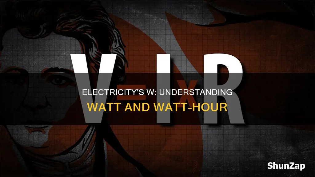 what does w mean in electricity