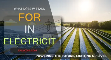 What Does 'W' Mean in Electricity?