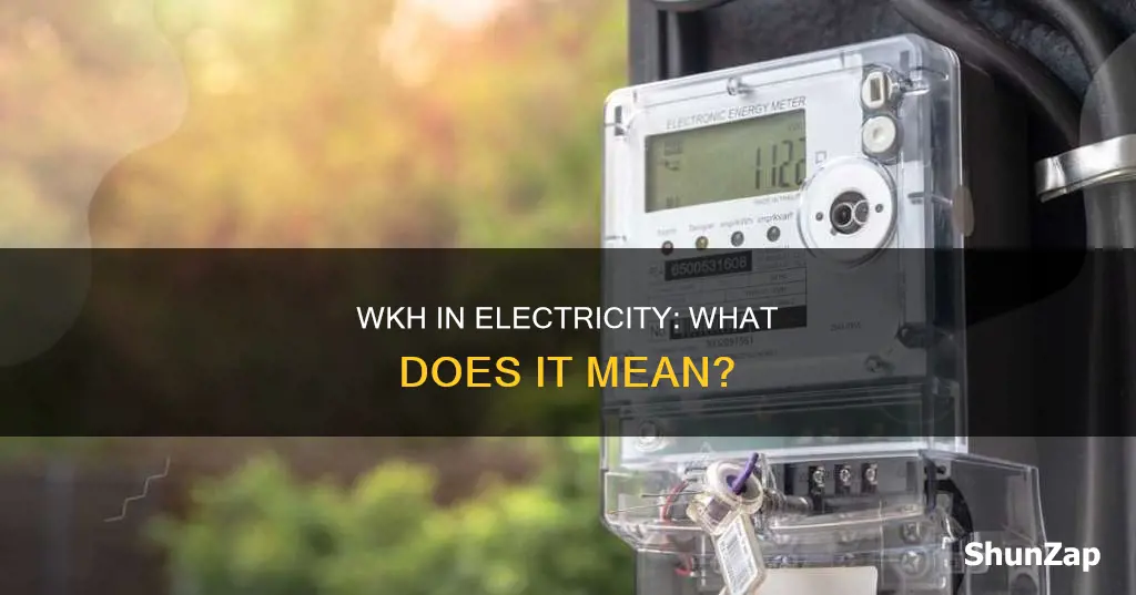 what does wkh mean in electricity