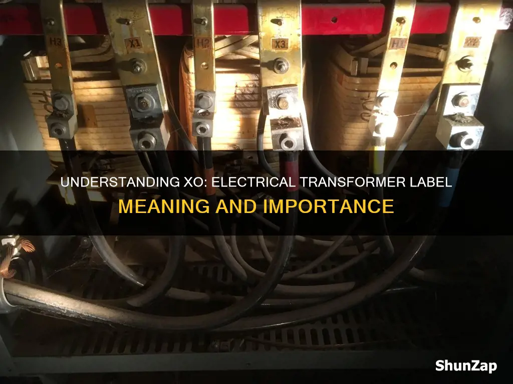 what does xo mean on a electrical transformer