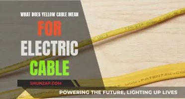 Yellow Electric Cables: Their Meaning and Applications