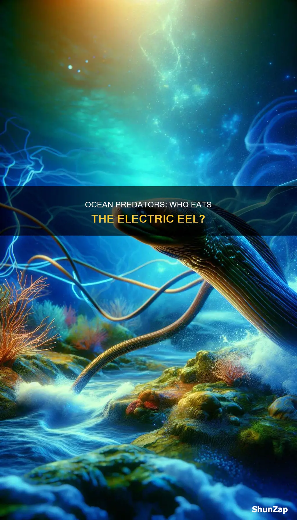 what eats electric eels in the ocean