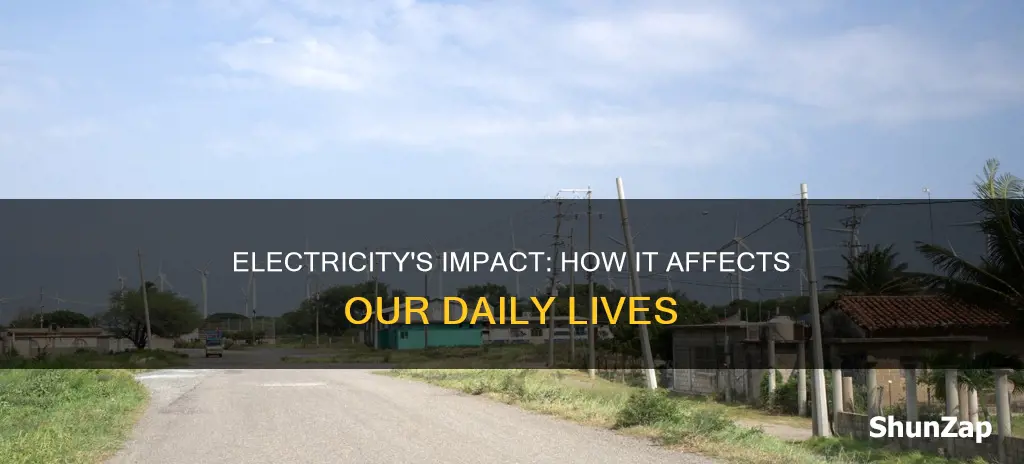 what effect does electricity have on us