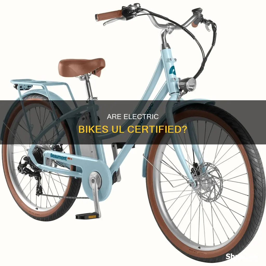 what electric bikes are ul certified