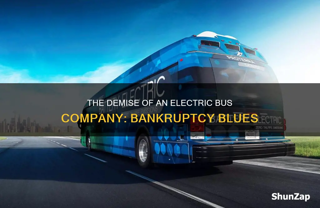 what electric bus company went bankrupt