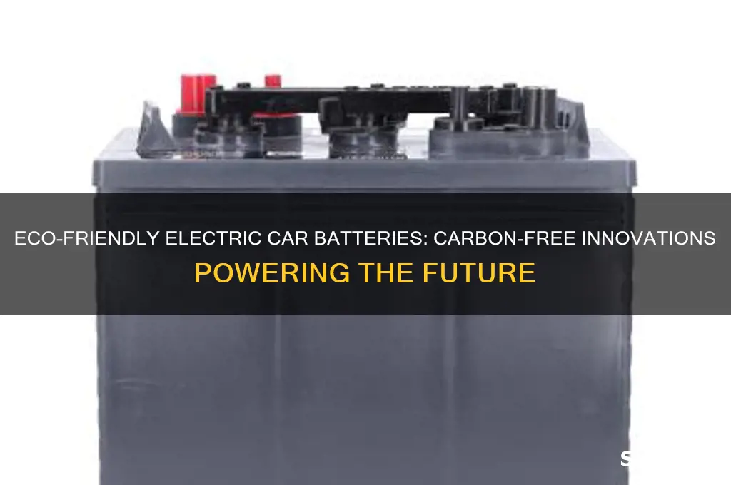 what electric car batteries dont use carbon