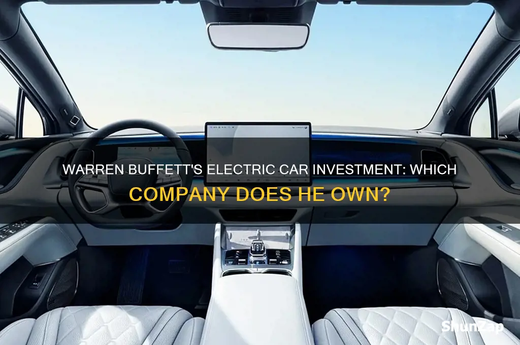what electric car company does warren buffett own