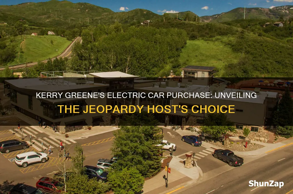 what electric car did jeopardy kerry greene buy