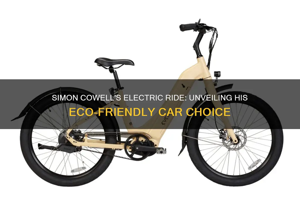 what electric car does simon cowell drive