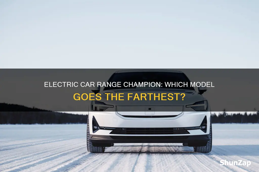 what electric car had the longest distance