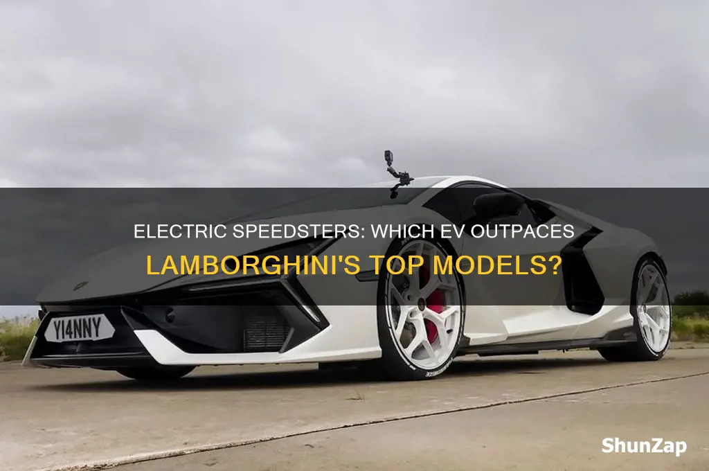 what electric car is faster than a lambo