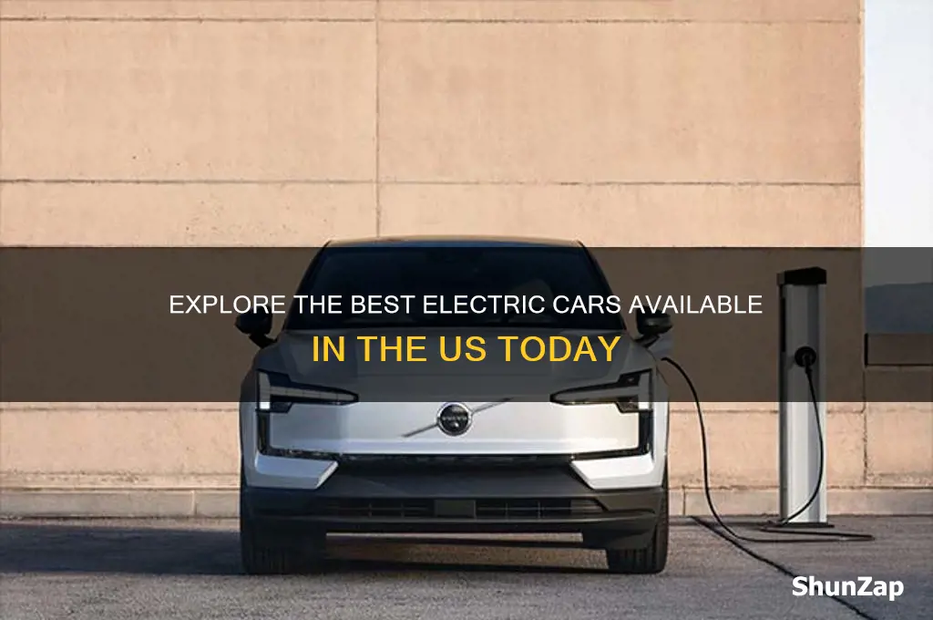 what electric cars are available in the us