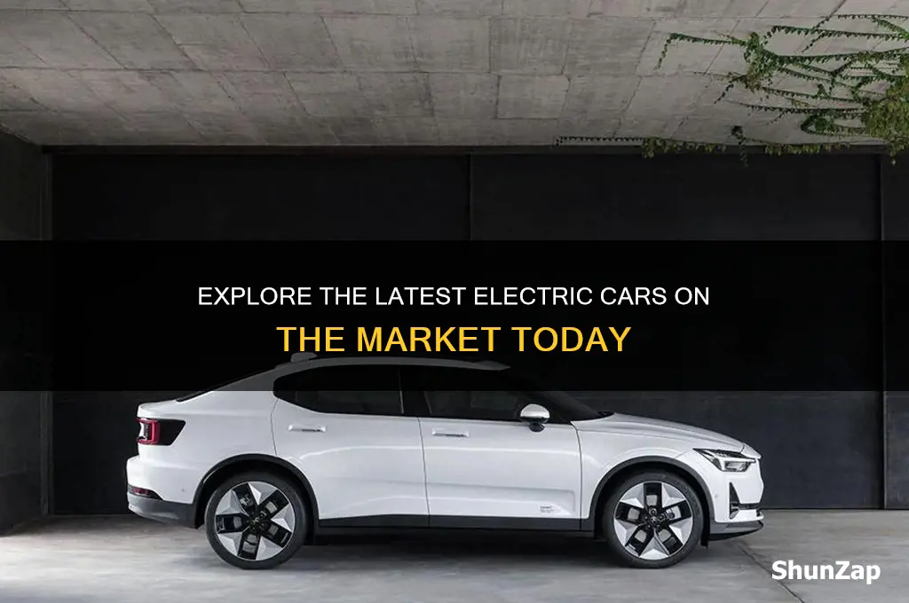 what electric cars are available