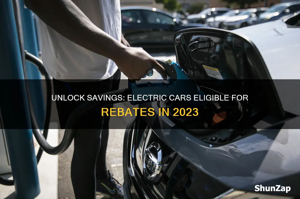 what electric cars are eligible for rebate