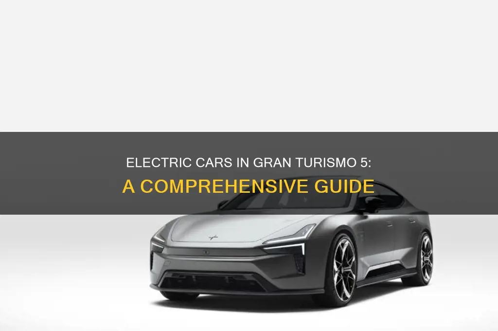 what electric cars are in gran turismo 5