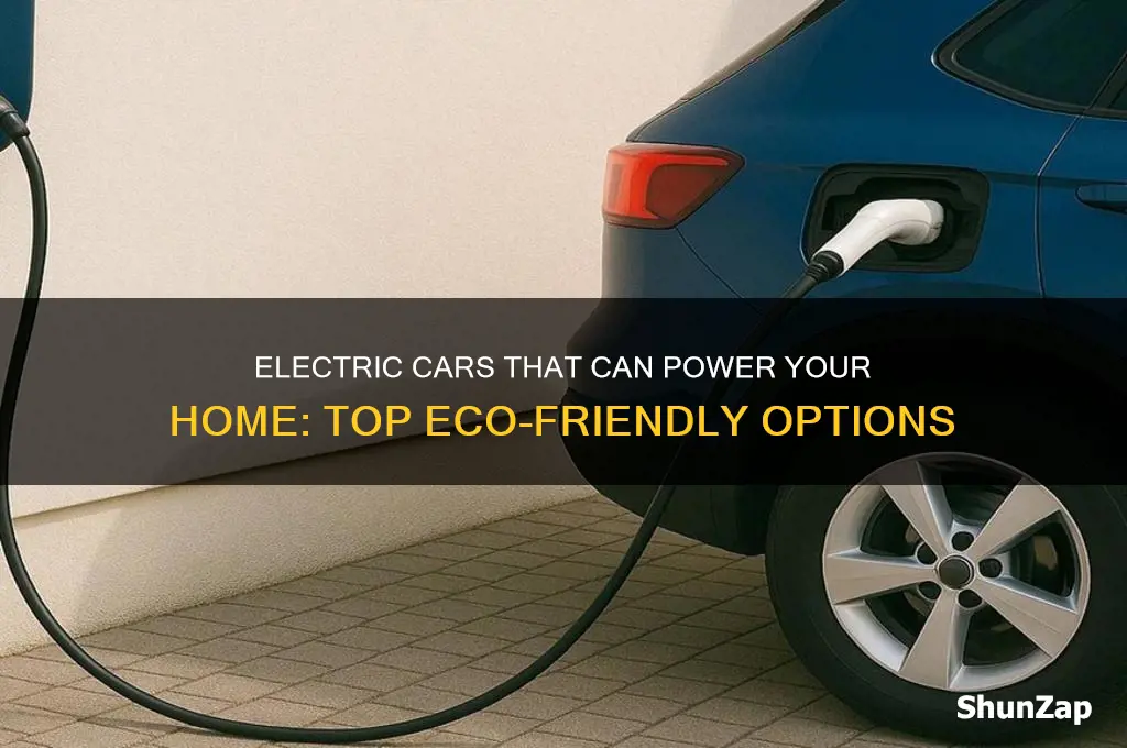 what electric cars can power your home