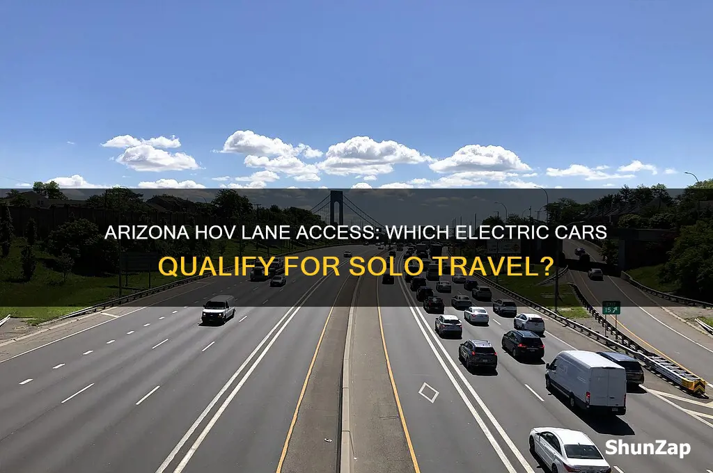 what electric cars can use hov lane in az